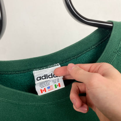 90s Adidas Sweatshirt Green XL