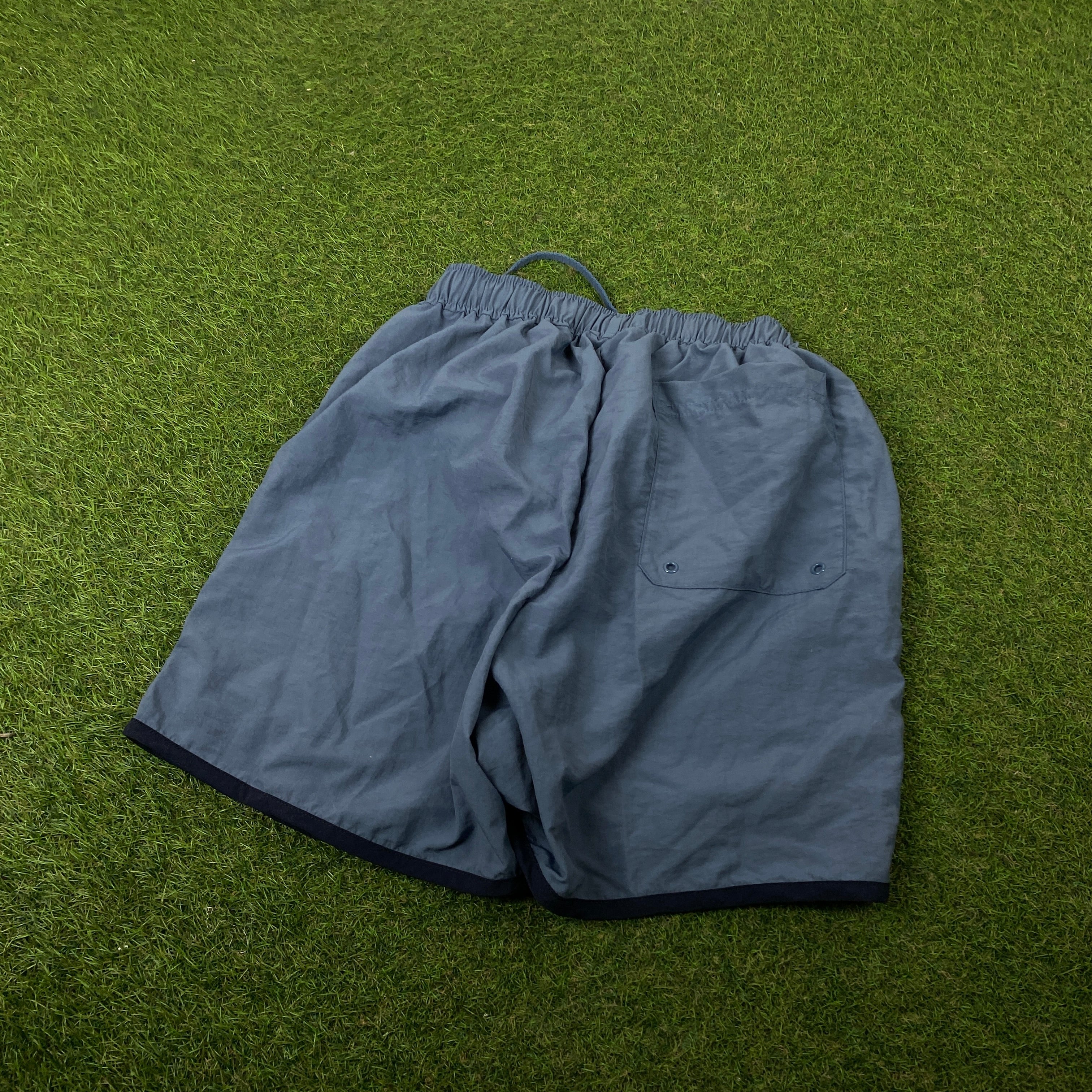 00s Nike Gym Shorts Blue Small