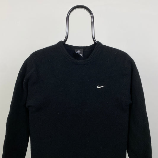 00s Nike Golf Wool Sweatshirt Black Medium