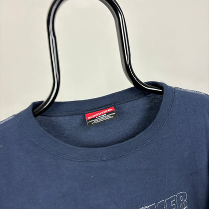 00s Quiksilver Long Sleeve T-Shirt Blue Large