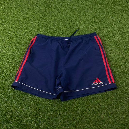90s Adidas Shorts Blue Large