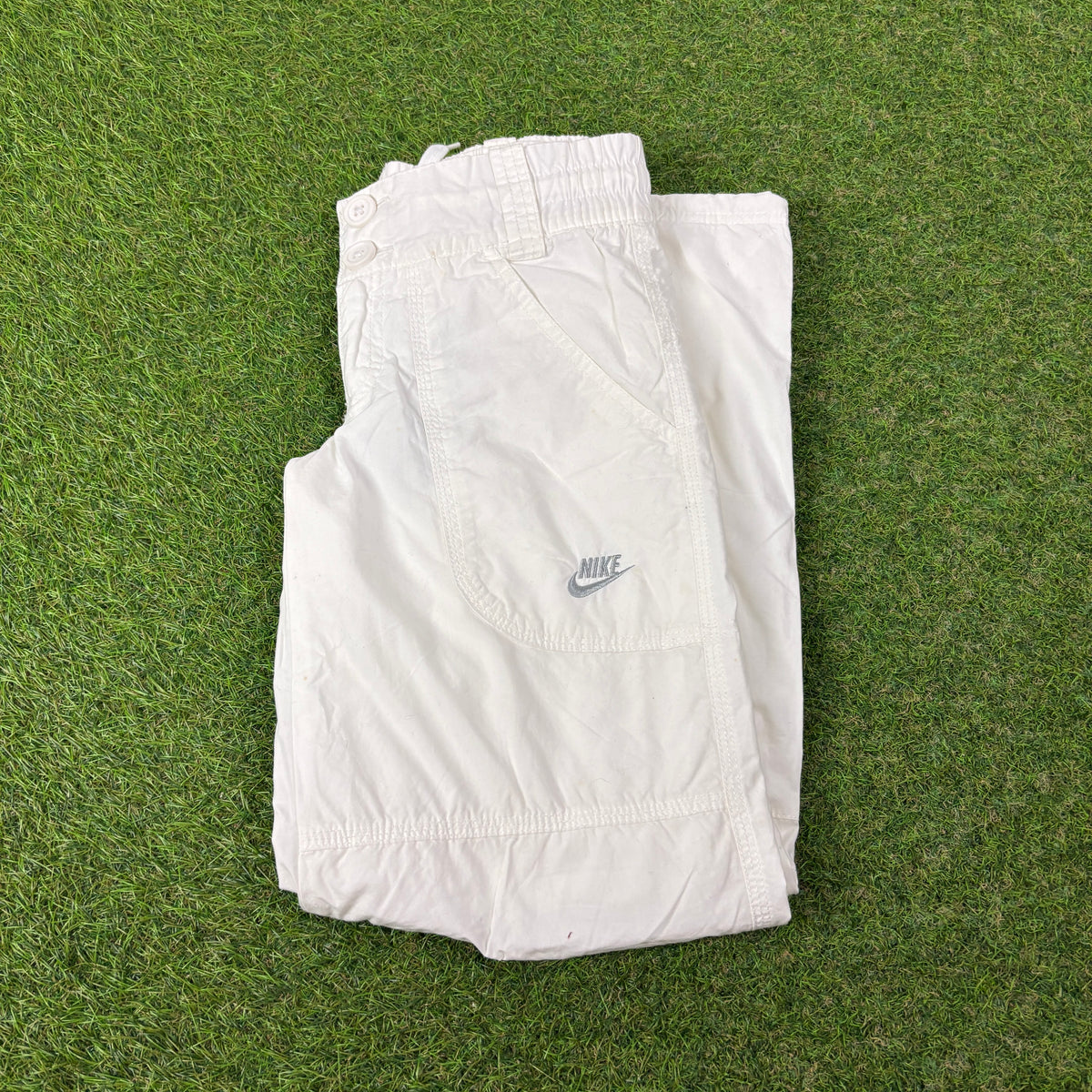 00s Nike Cargo Trousers Joggers White Women’s XS