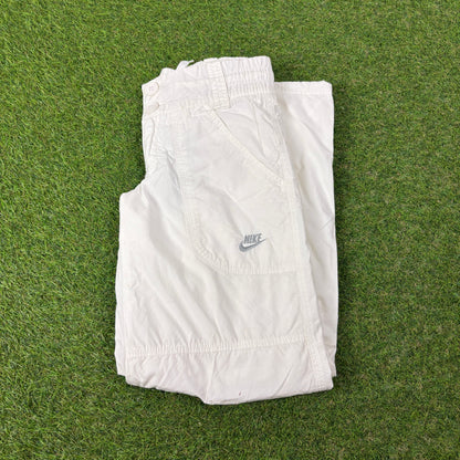 00s Nike Cargo Trousers Joggers White Women’s XS