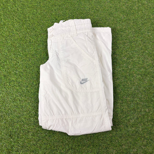 00s Nike Cargo Trousers Joggers White Women’s XS