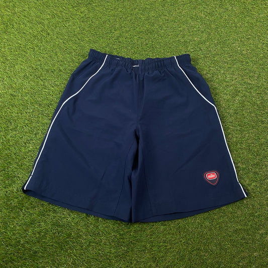 00s Nike Piping Shorts Blue Small