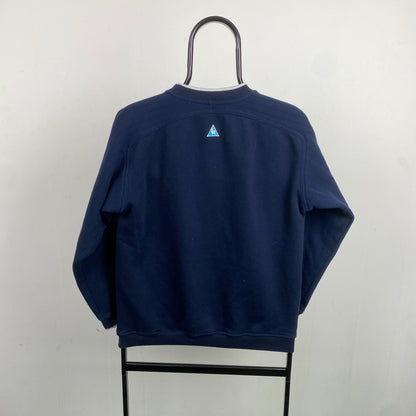 Retro 00s Reebok Manchester City Football Sweatshirt Blue Small