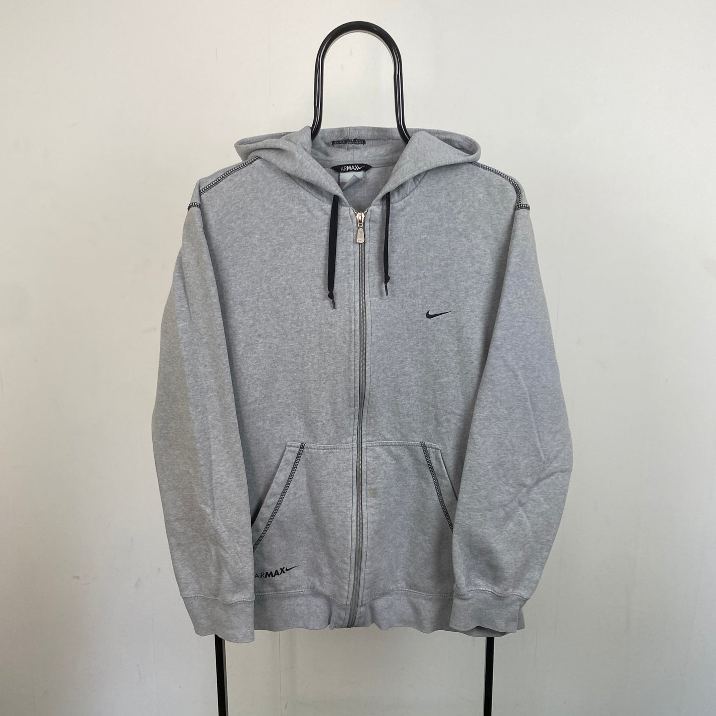 00s Nike Air Max Hoodie Grey Large