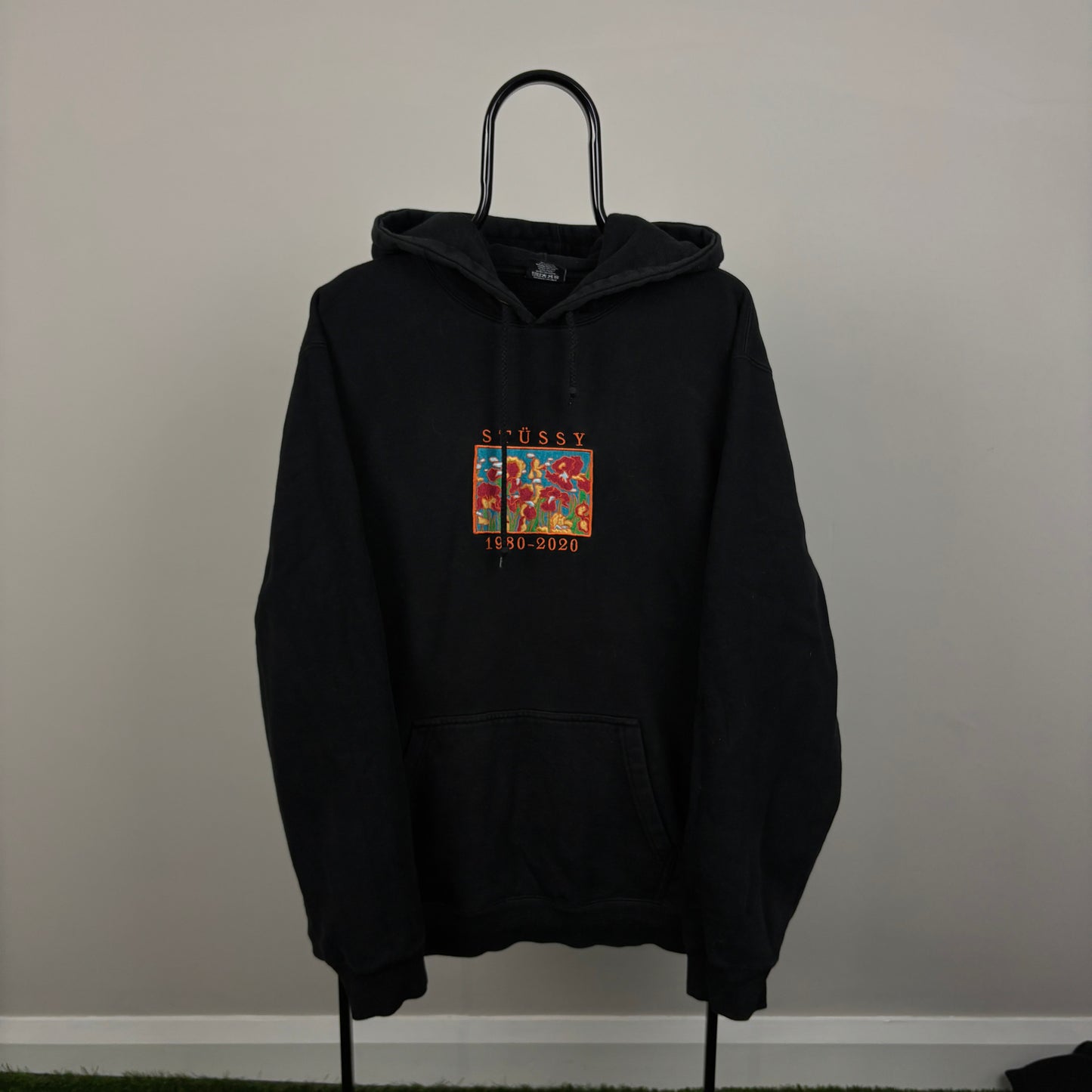 00s Stussy Hoodie Black XL