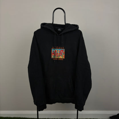 00s Stussy Hoodie Black XL
