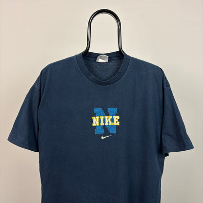 90s Nike T-Shirt Blue Large