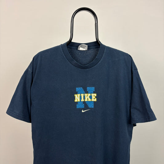 90s Nike T-Shirt Blue Large