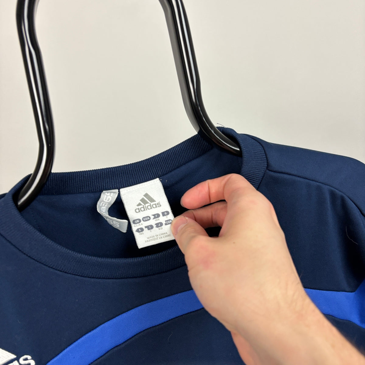 00s Adidas Chelsea Sweatshirt Blue Medium