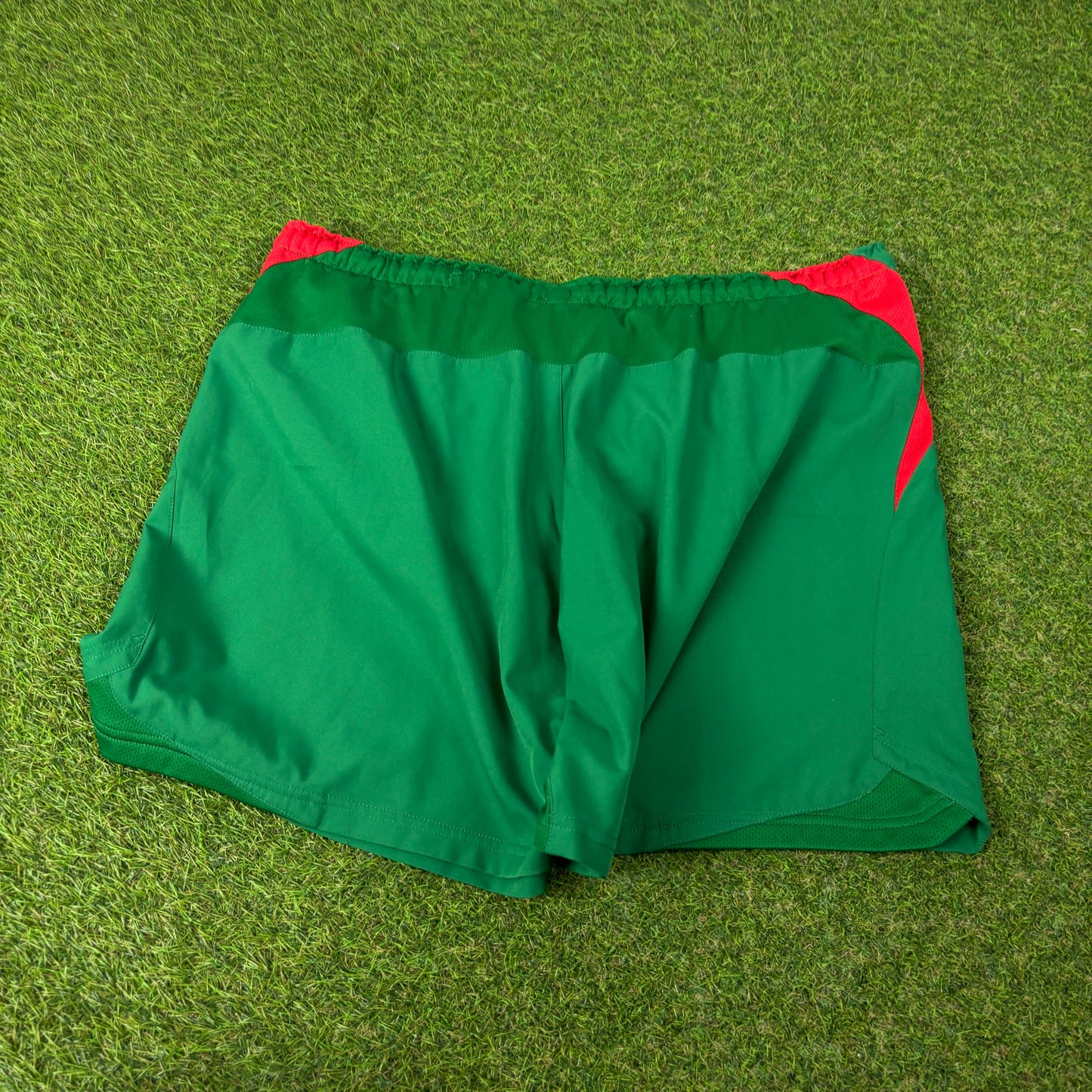 00s Nike T90 Portugal Football Shorts Green XL