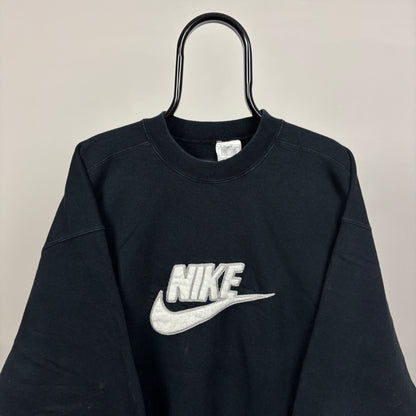 90s Nike Sweatshirt Black XL