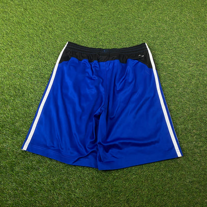 00s Adidas Basketball Shorts Blue Small