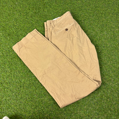 00s Dickies Workwear Trousers Joggers Brown Small