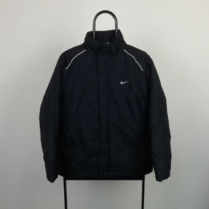 00s Nike Puffer Jacket Black XS