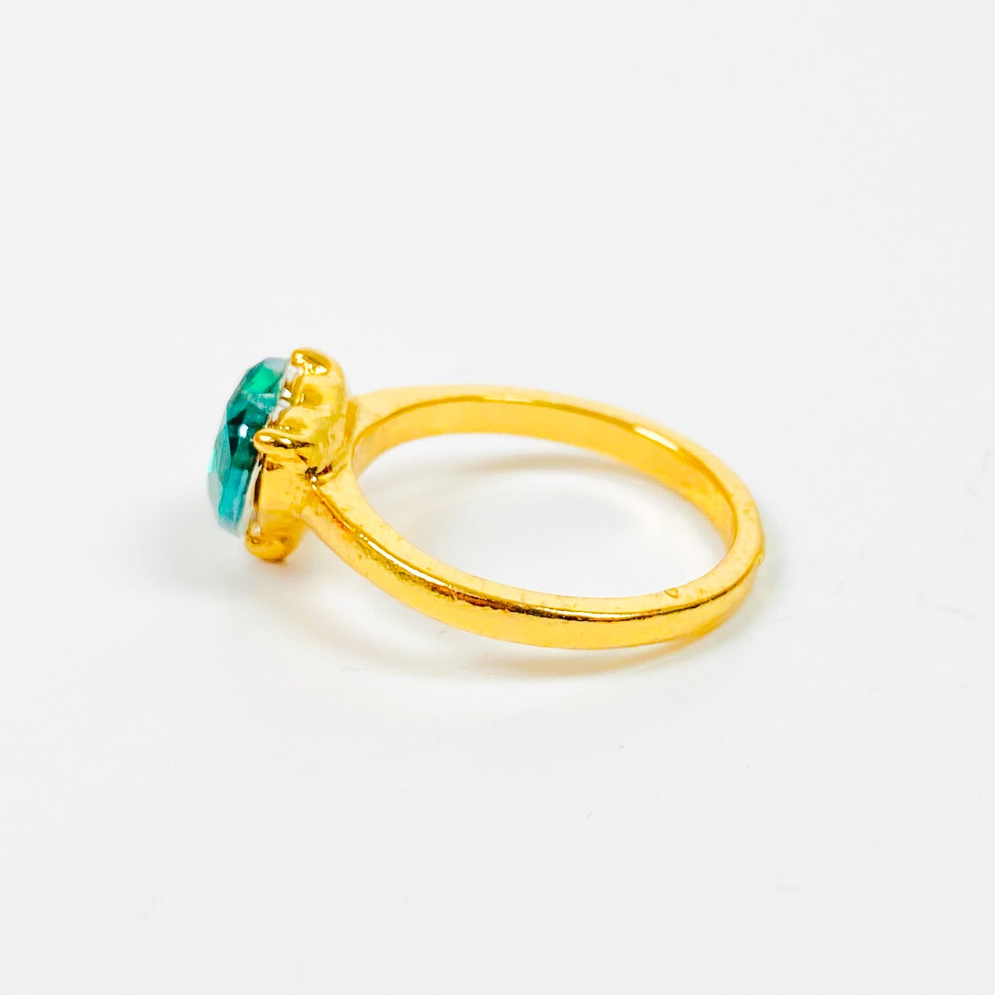 Retro Vintage Heart Ring Gold