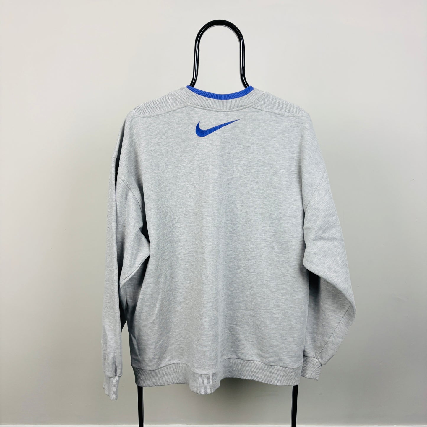 90s Nike Real Madrid Basketball Sweatshirt Grey Large