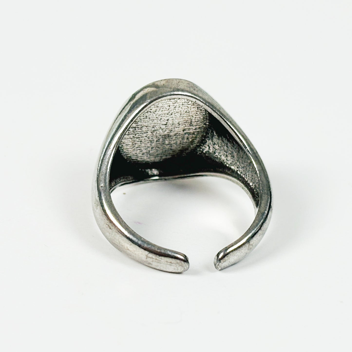 Celestial Star Signet Ring Silver Adjustable