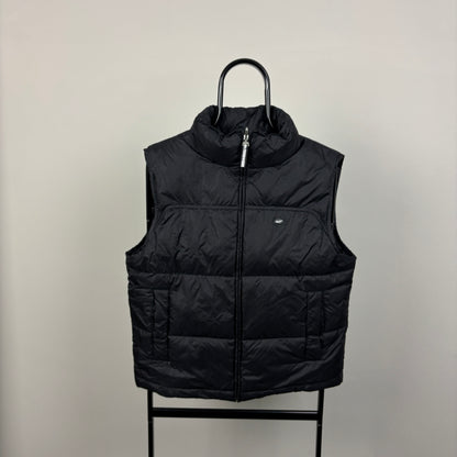 00s Nike Hex Puffer Gilet Jacket Black Medium