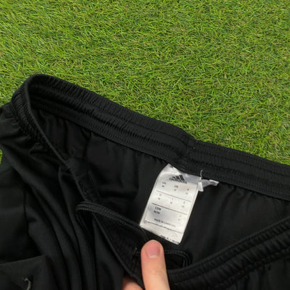 00s Adidas Football Shorts Black Medium