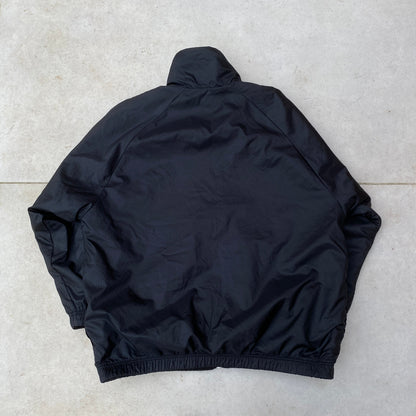 00s Nike Reversible Fleece Puffer Jacket Black Small