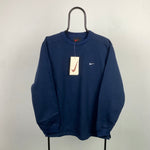 90s Nike Sweatshirt Blue Medium