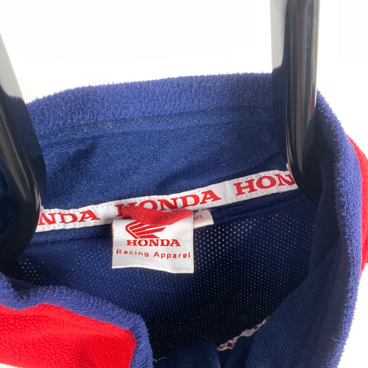 Retro 90s Honda Fleece Sweatshirt Red XL