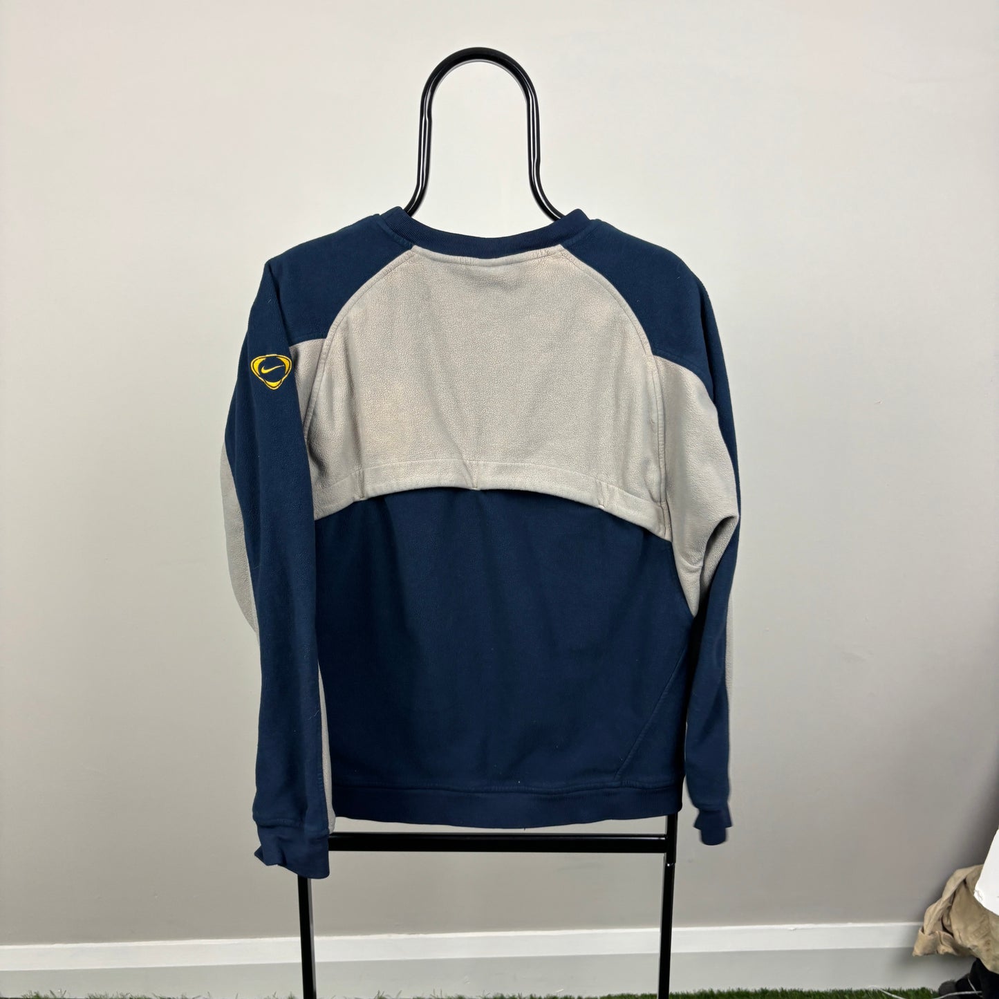 00s Nike Barcelona Fleece Sweatshirt Blue Large