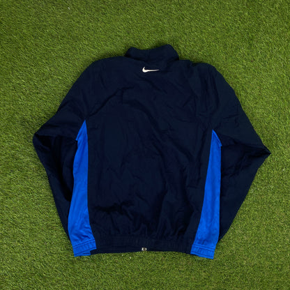 00s Nike Piping Jacket + Joggers Set Blue XS