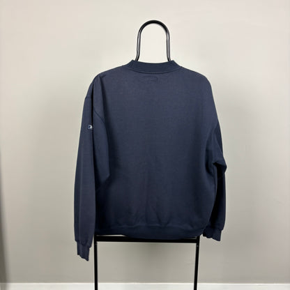 00s Reebok Crewe Alexandra Football Sweatshirt Blue Medium