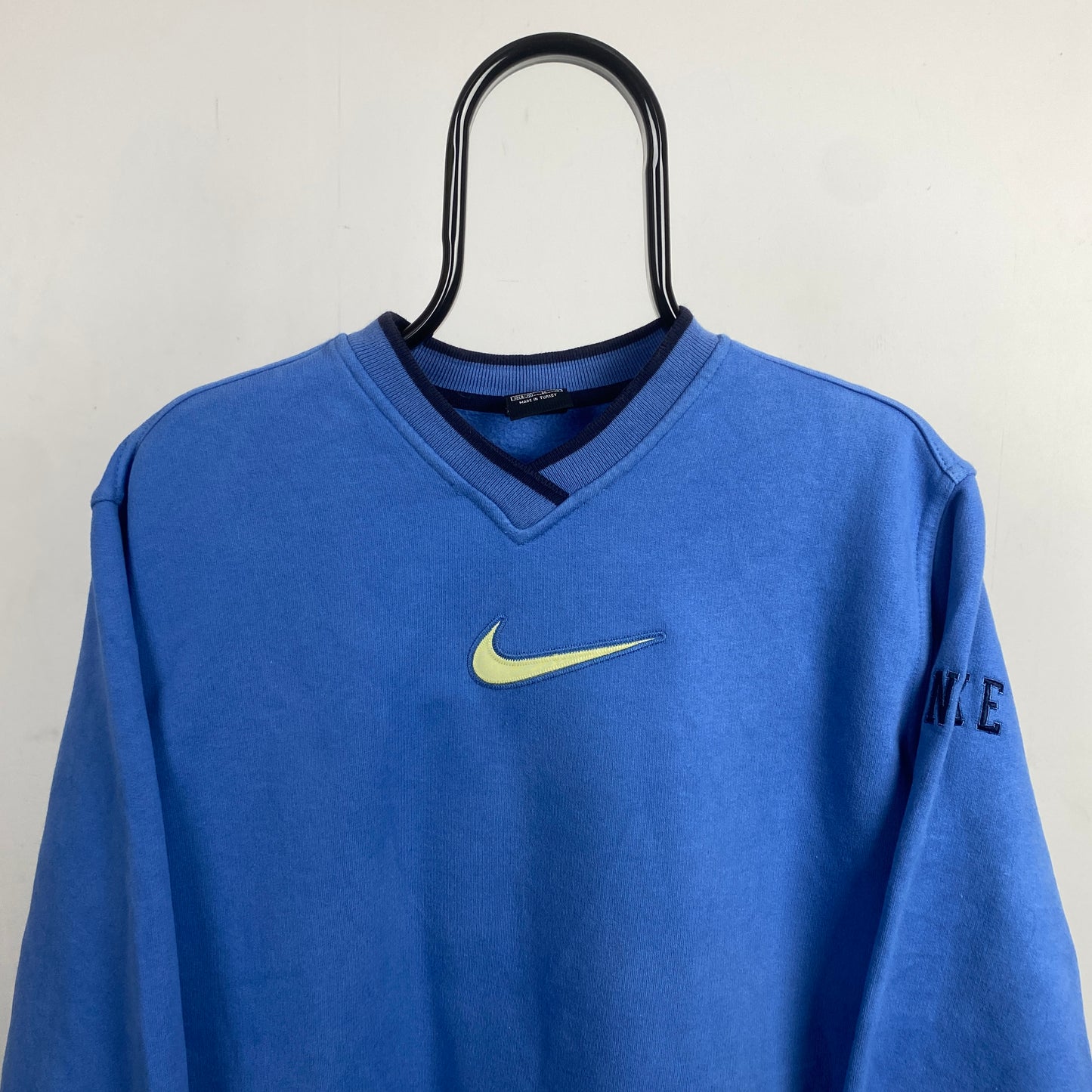 90s Nike Sweatshirt Blue Medium