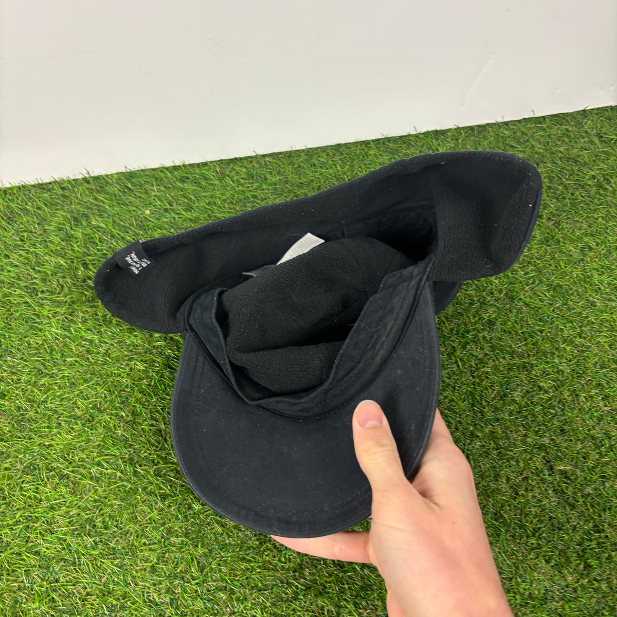 00s Nike Ear Flap Hat Black