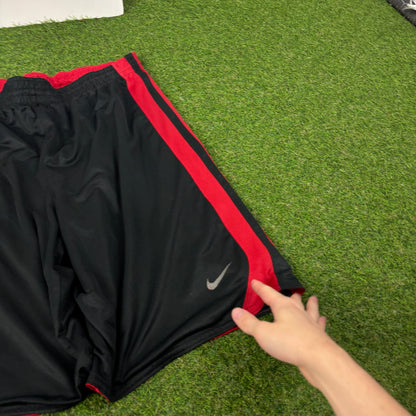 90s Nike Reversible Nylon Basketball Shorts Black XL