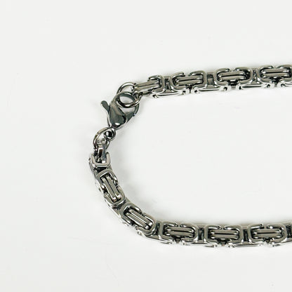 Vintage Geometric Bracelet .925 Silver