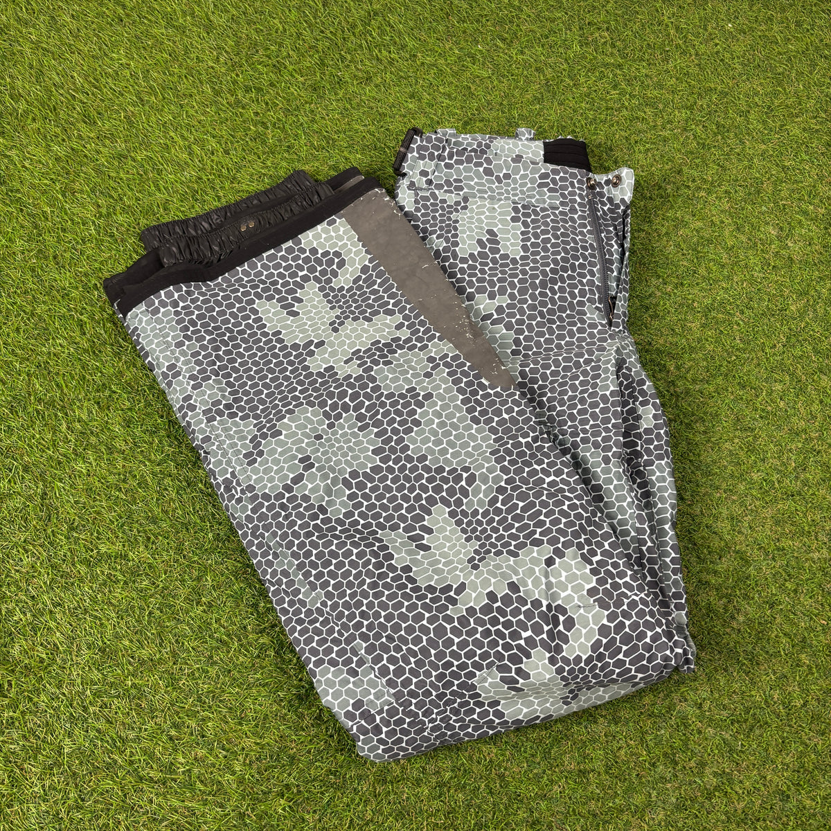 00s Nike ACG Salopettes Ski Trousers Joggers Blue Small