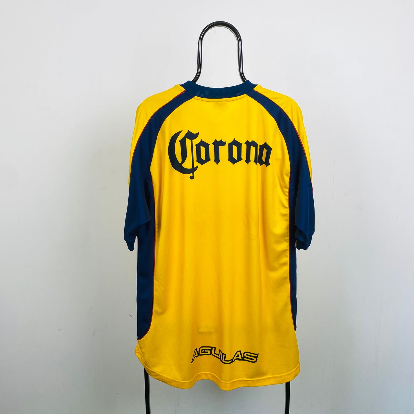 2000/01 Nike Club America Football Shirt T-Shirt Yellow XL