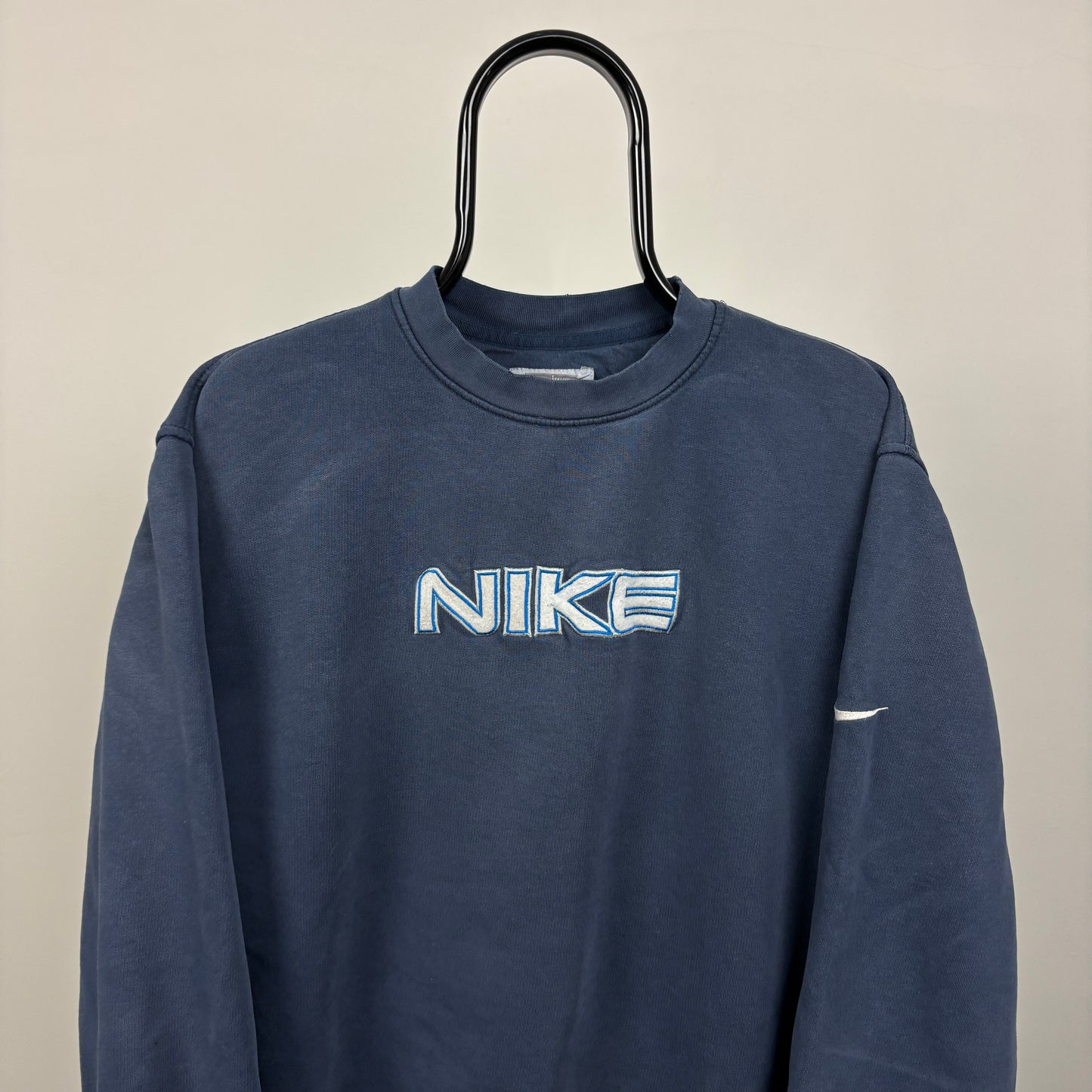 00s Nike Sweatshirt Blue Medium