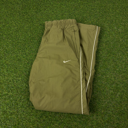 00s Nike Piping Joggers Green XS