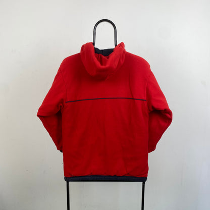 00s Nike Reversible Coat Puffer Jacket Blue Red Womens Medium