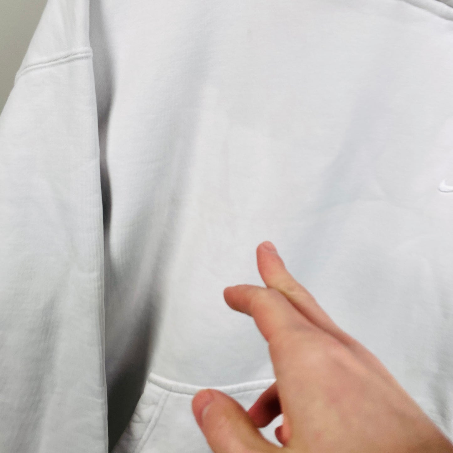 00s Nike Heavyweight Hoodie White Medium