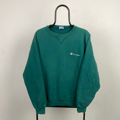 Retro Champion Sweatshirt Green XL