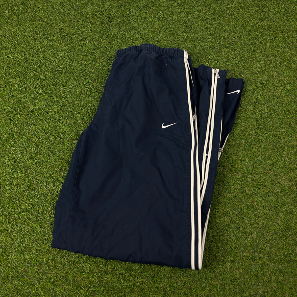 00s Nike Piping Joggers Blue Medium