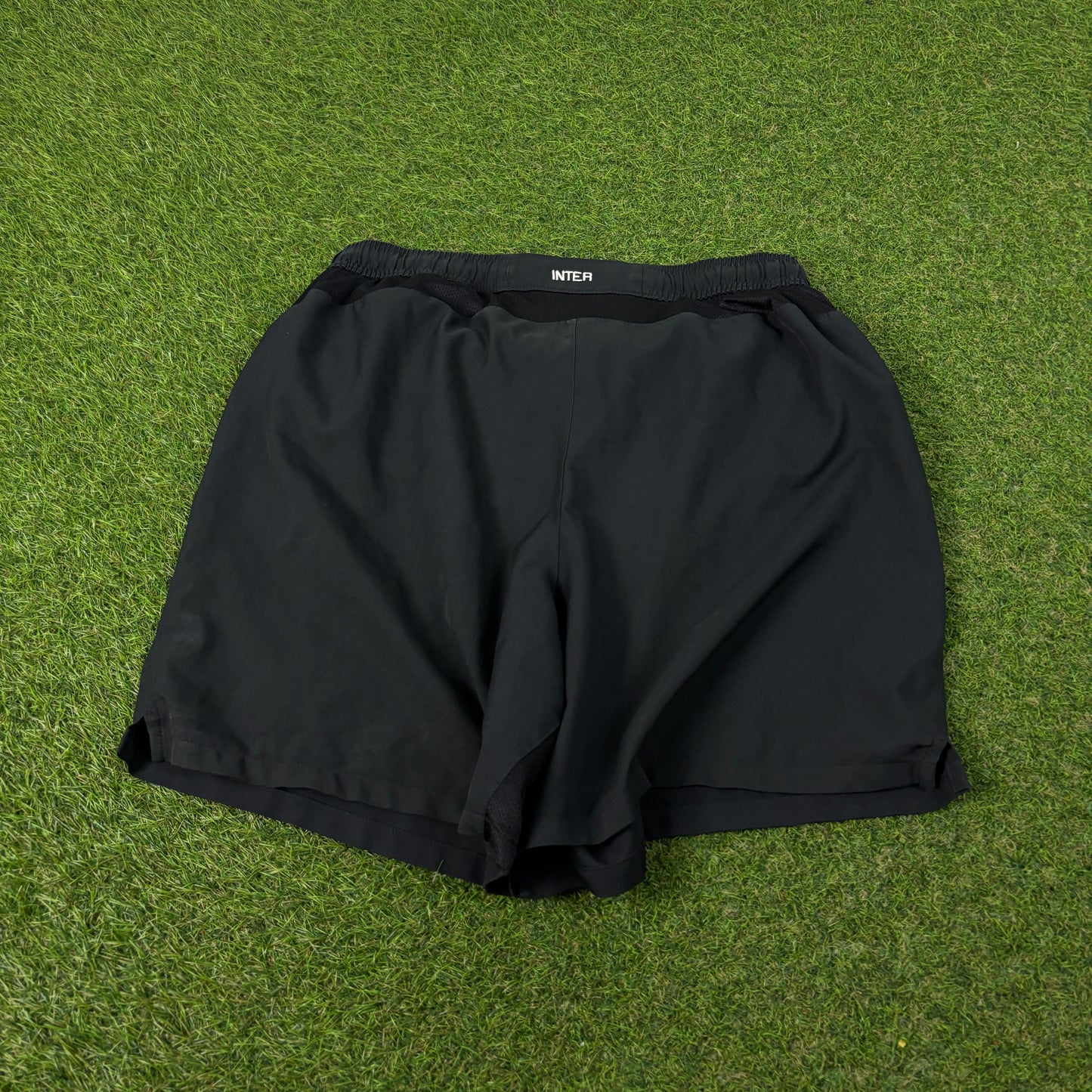 00s Nike Inter Milan Football Shorts Black Medium