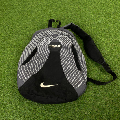 00s Nike Air Max Rucksack Shoulder Bag Grey