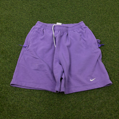00s Nike NRG Zip Pocket Shorts Purple Small