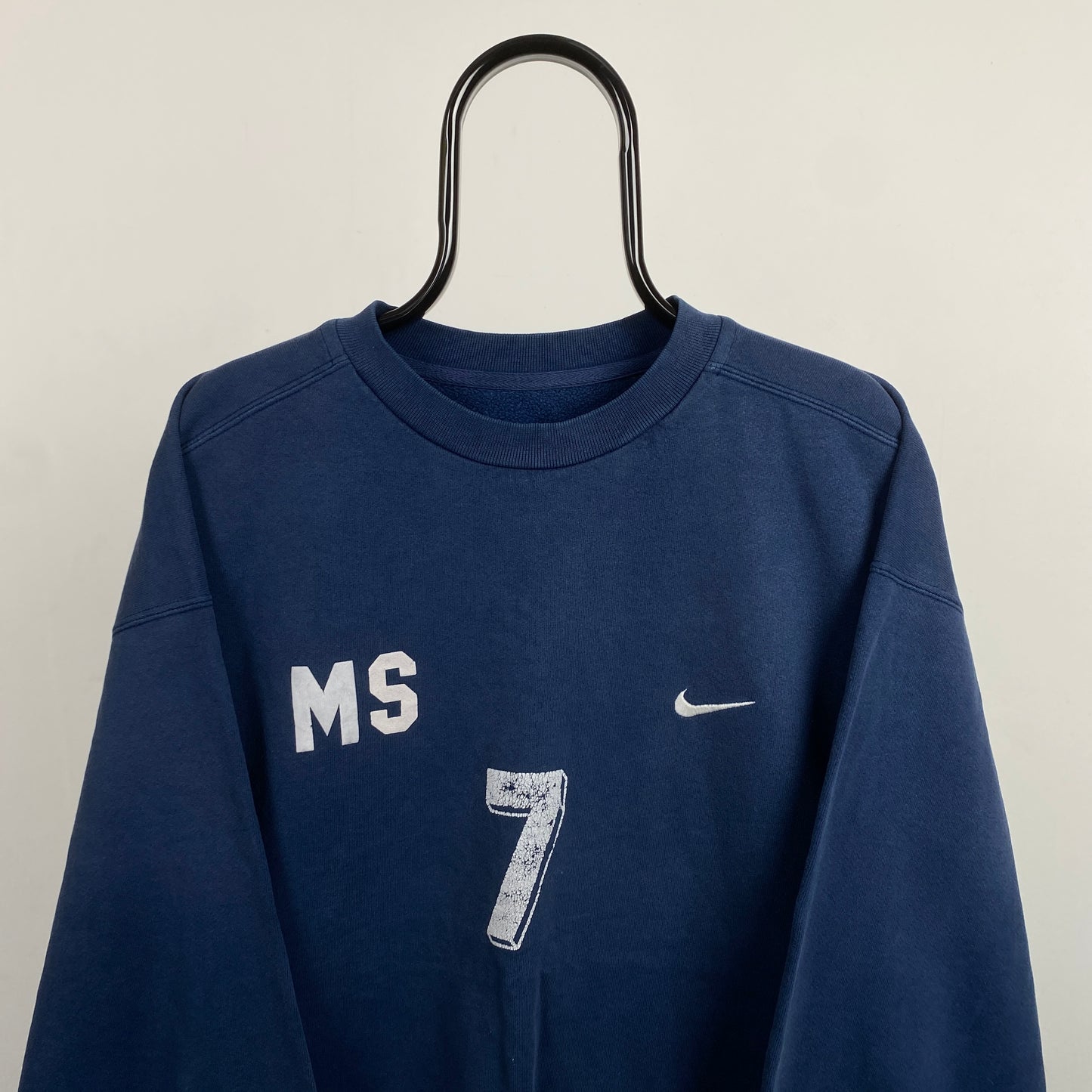 90s Nike Football Sweatshirt Blue XL