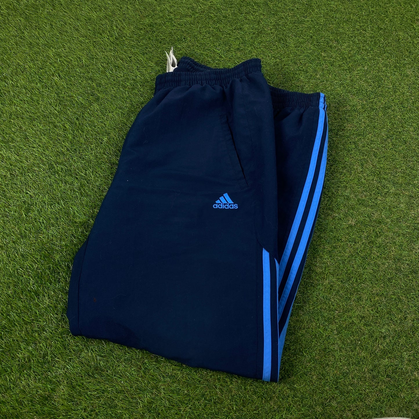 00s Adidas Joggers Blue XL