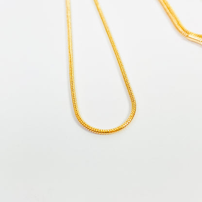 Retro Link Necklace Chain Gold